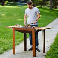 Holzkohle Grilltisch CALIDO-1 STÜCK AM LAGER - SONDERPREIS