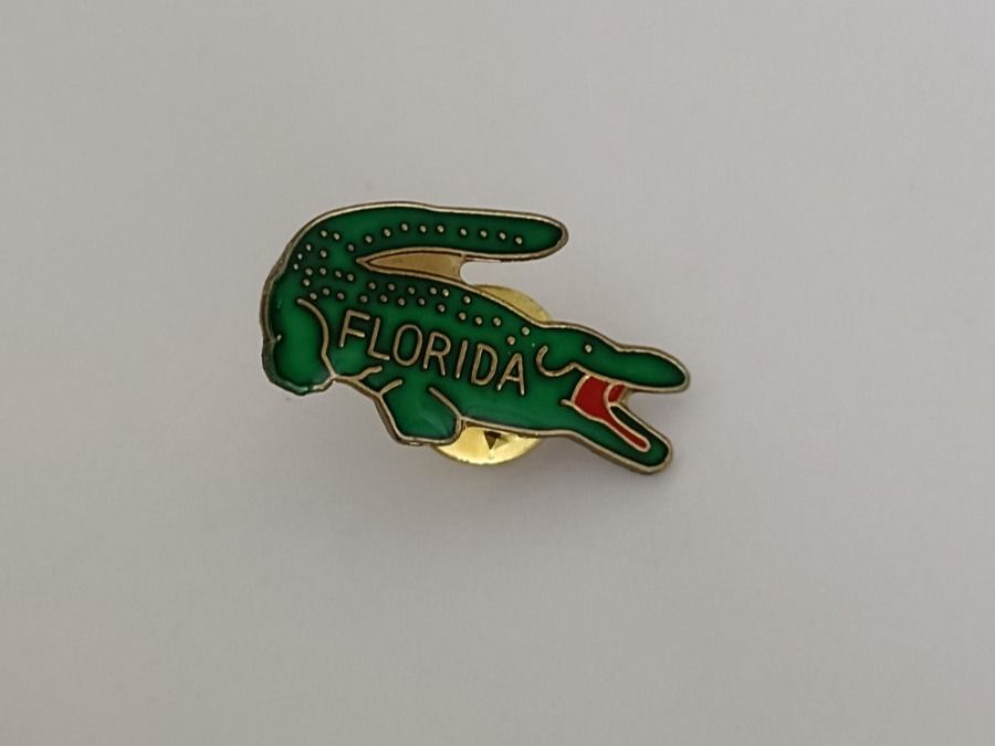 Placchette & Badge: Pin Krokodil Florida - Box 25 – Usato da Köniz venduto da Pinscollect