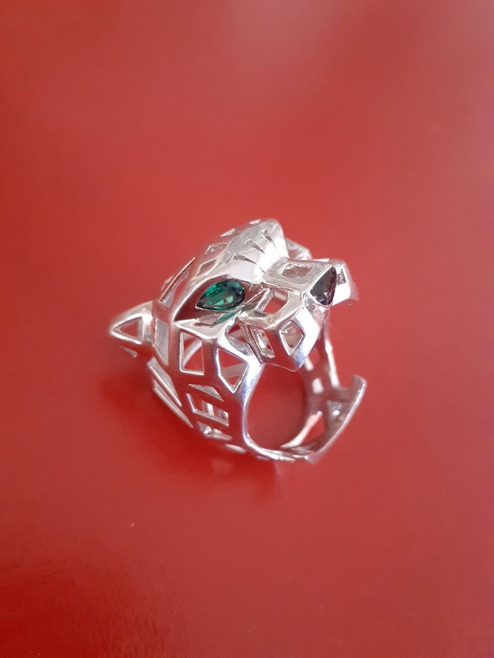 Anelli: Bague Panthère en argent 925 – Nuovo (secondo la descrizione) da Vevey venduto da lba_dd82