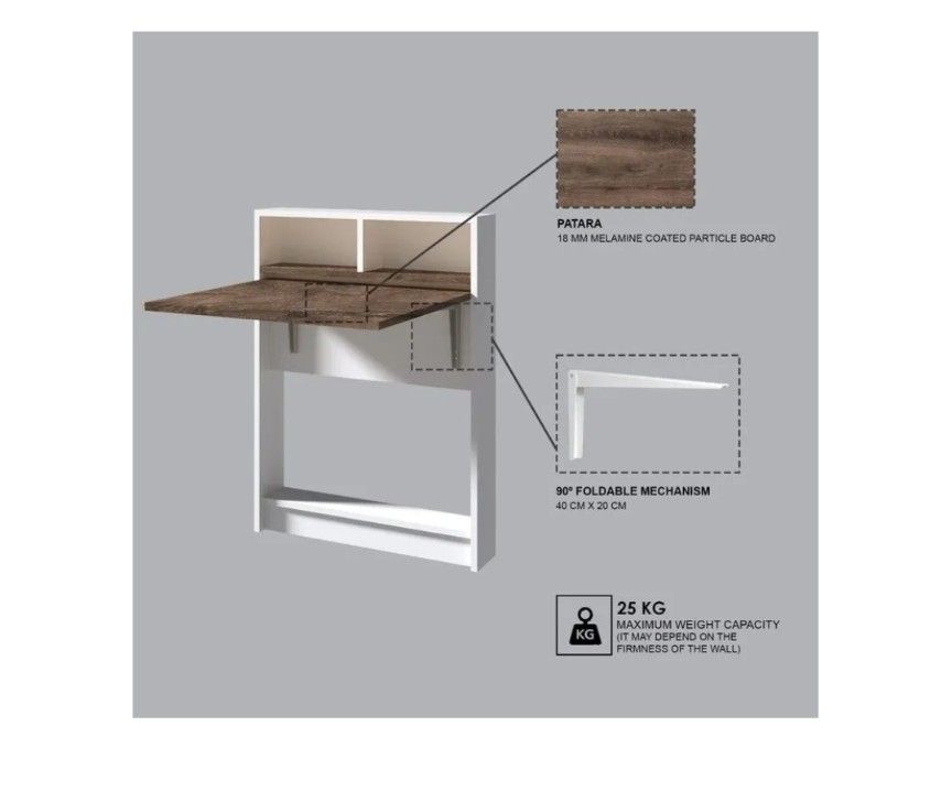 Tavoli: Folding Dining Table 60cm – Nuovo (secondo la descrizione) da Basel venduto da mor_6gdy 1