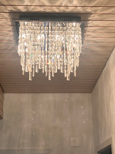 Lampadari & plafoniere: Kristall-Deckenlampe / Designlampe – Usato da Walzenhausen venduto da Jana013