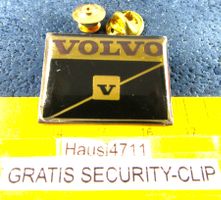 VOLVO AUTO LOGO PIN GLASIERT GOLDIG