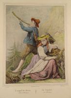 MEIRINGEN ZIEGENHIRTE, LITHOGRAPHIE