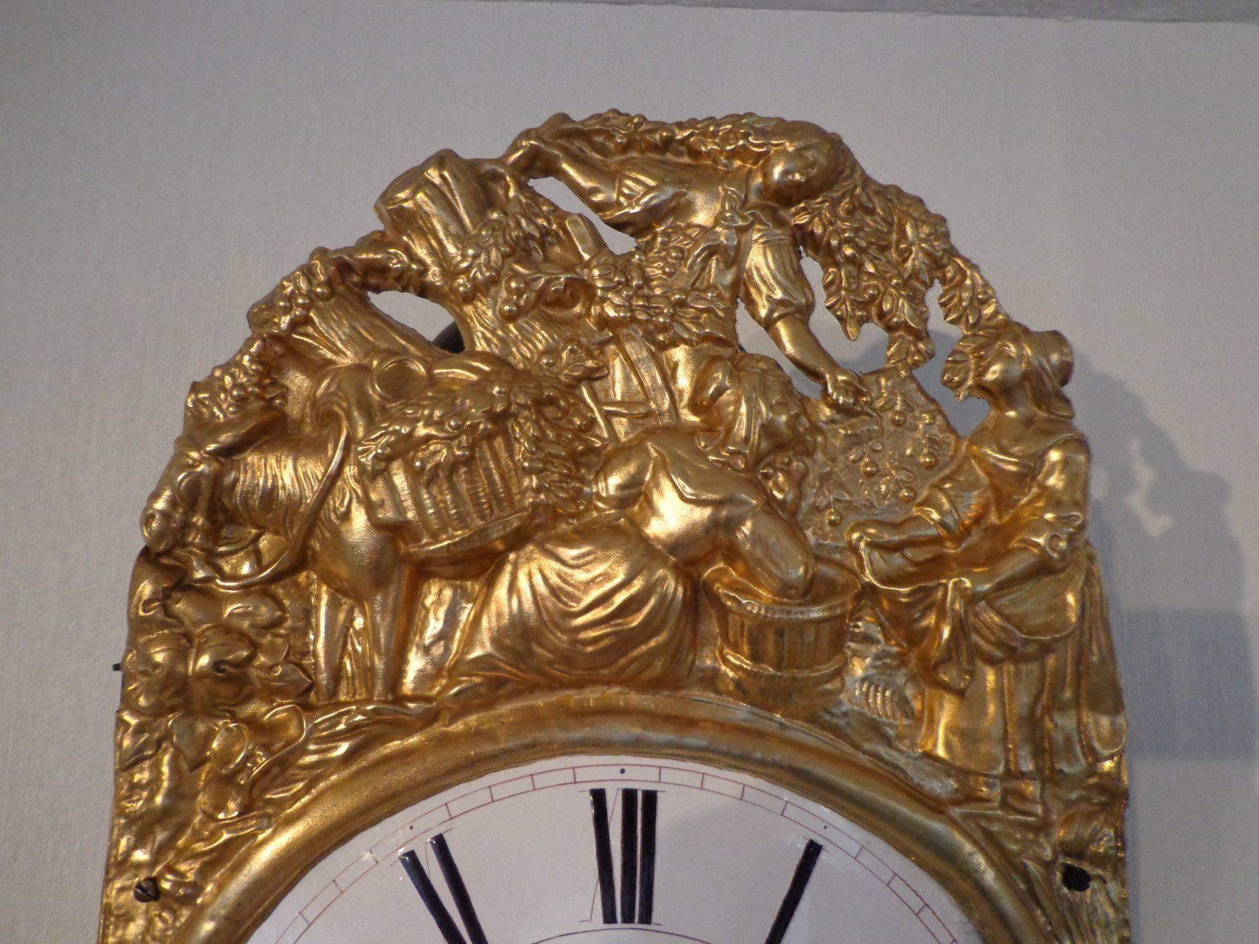 Uhren: Comtoise Morez Burgunder Uhr wohnfertig – Gebraucht aus Würenlingen von reneda777 3