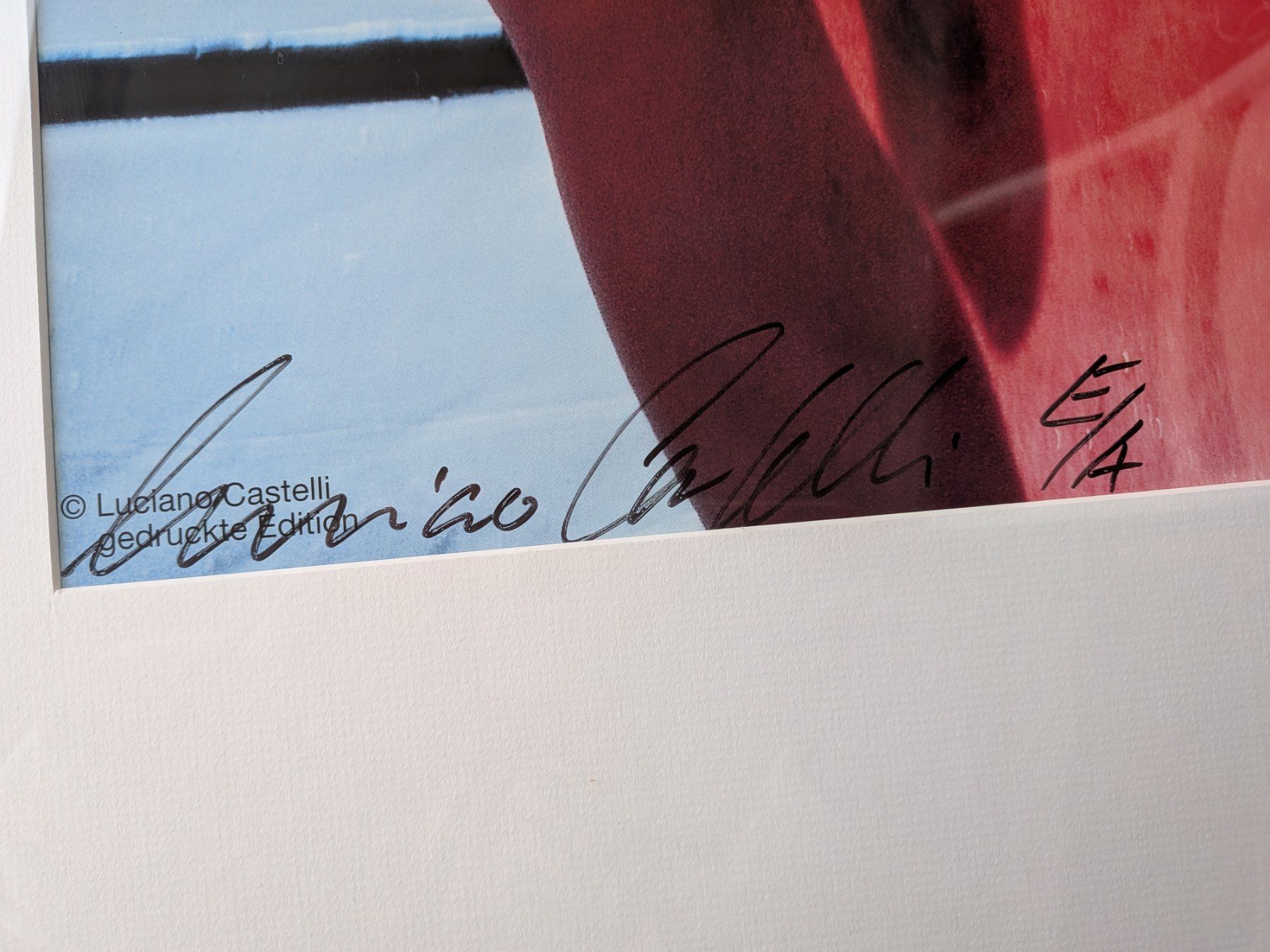 Grafica & Litografie: Gedruckte Edition Luciano Castelli E/A – Usato da Emmen venduto da magelan 6