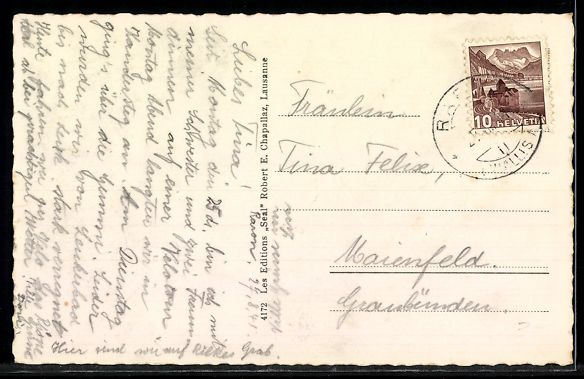 Cartes postales: AK Raron, Kirche mit Simplon – D'occasion à Berlin par bartko-reher 1