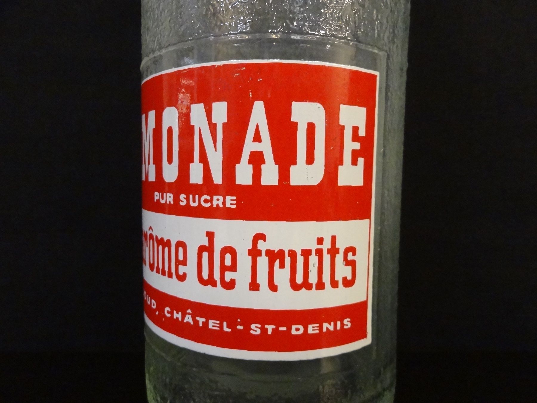 Gläser, Krüge & Flaschen: Flasche LIMONADE PUR SUCRE V. PILLOUD CHÂTEL-ST-DENIS 1953 – Gebraucht aus Kerzers von Flaschenposten 4