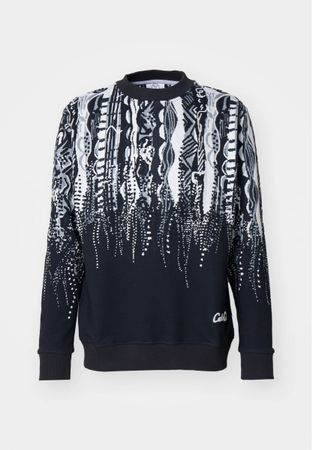 NEU!!! Carlo Colucchi Sweatshirt, Schwarz/Weiss Muster, Gr.L