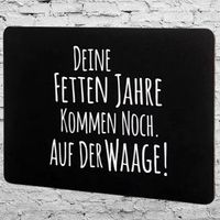 🍳Lustiges Frühstücksbrettchen: DEINE FETTEN JAHRE KOMMEN...
