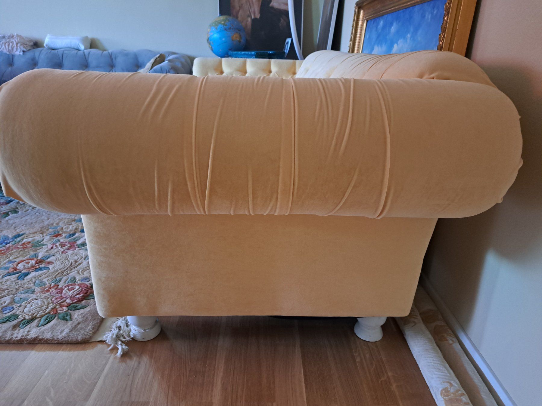 Chesterfield Sofas: Samt Chesterfield 3er Sofa – Gebraucht aus Zürich von katalinw 2