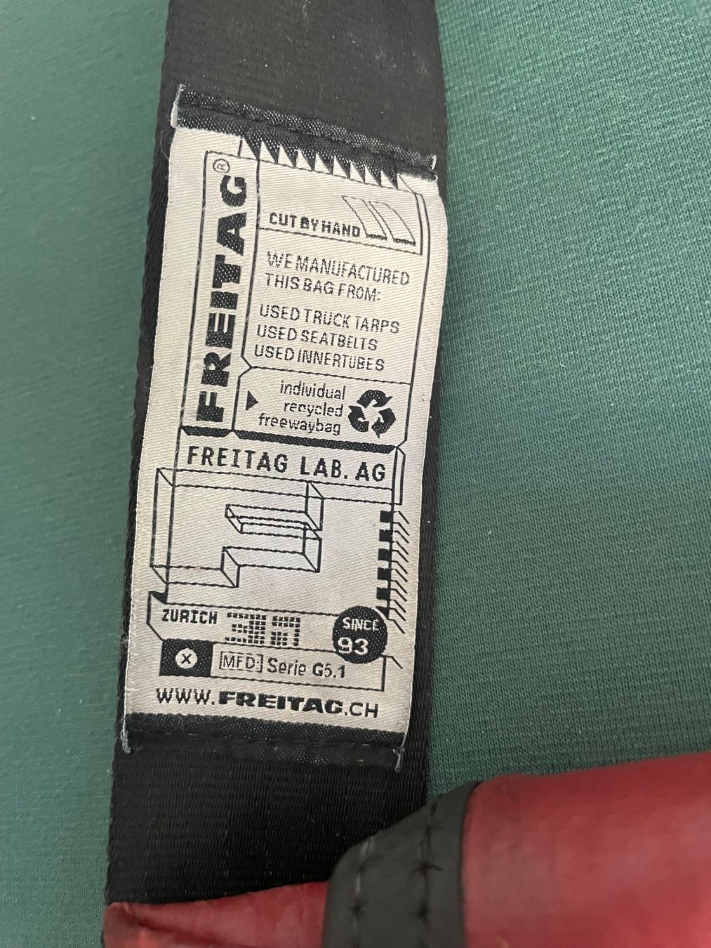 Freitag Taschen: Freitag Tasche G5.1 rot – Gebraucht aus Bern von sch.na 1