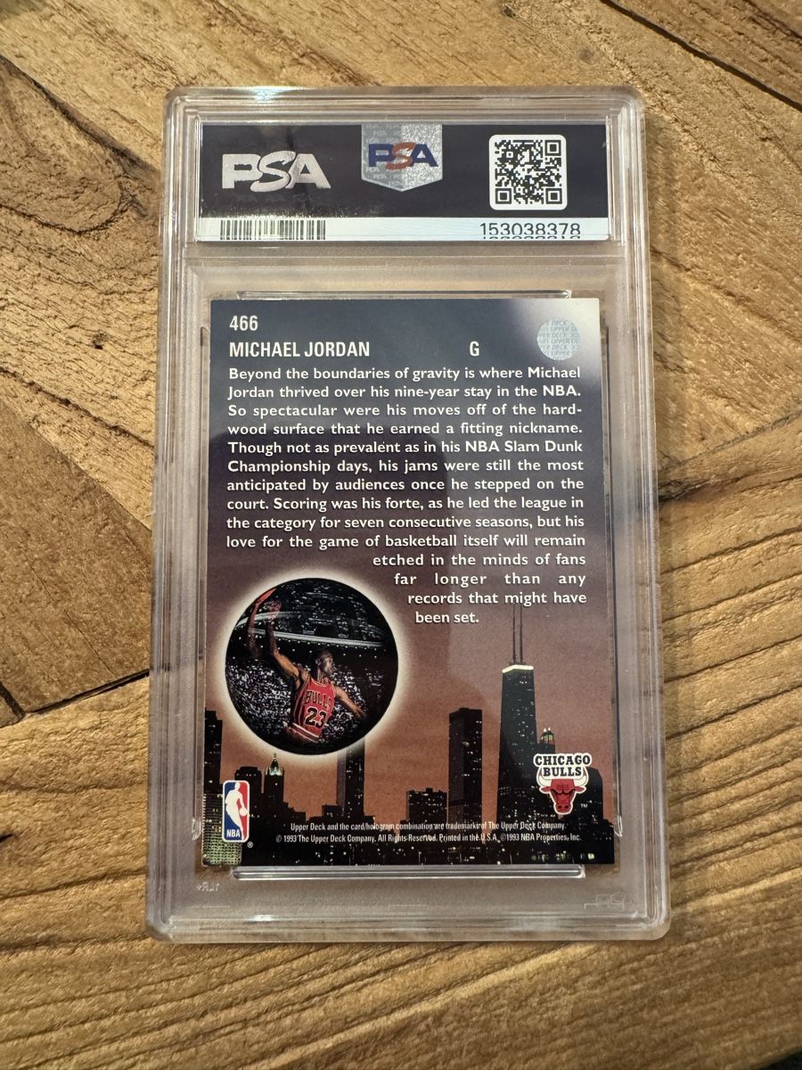Nba Sammelbilder & Trading cards: Michael Jordan 1993 Upper Deck Skylights PSA 8 – Neu (gemäss Beschreibung) aus Willisau von adr_9tzr 1