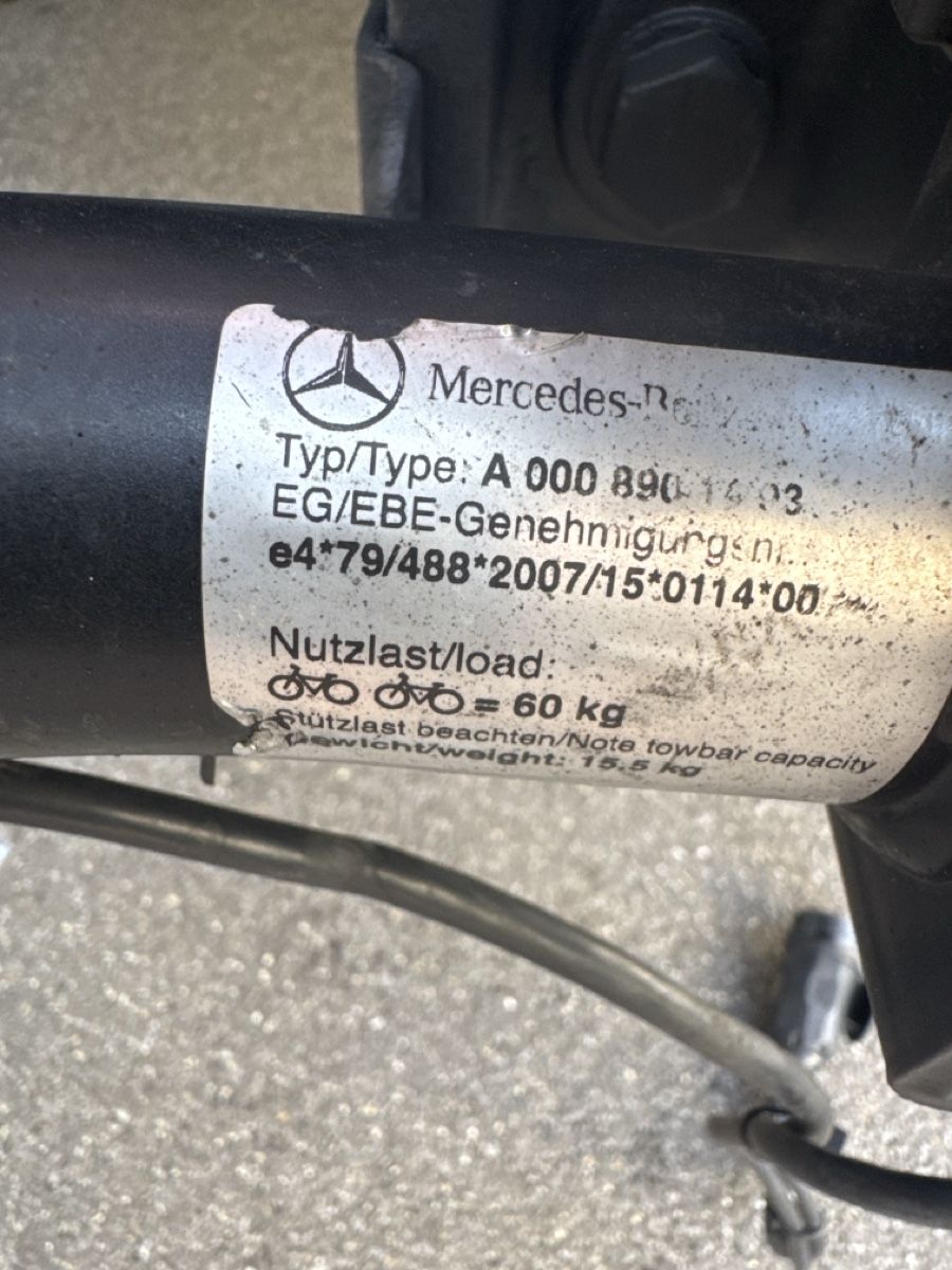 Mercedes-Benz Anhängerkupplungen: Veloträger Mercedes-Benz – Gebraucht aus Altendorf von dario_zh 3