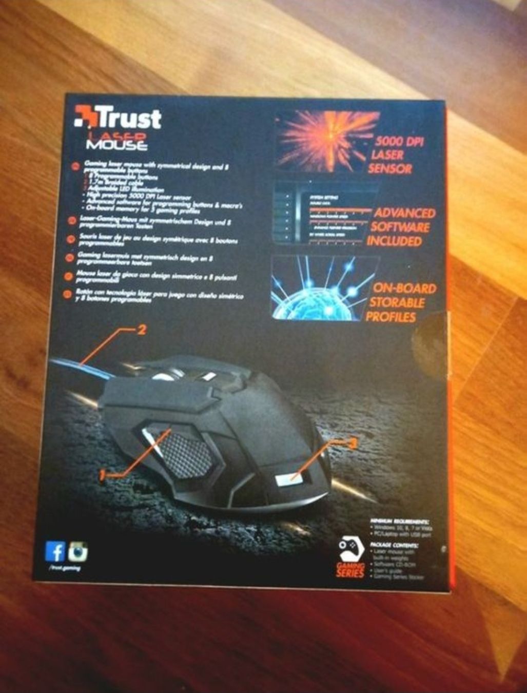 Trust Mouse: Gaming Mouse Trust GXT 158 - 8 programmierbar – Nuovo e nell'imballaggio originale da Geuensee venduto da Jan_7__ 2