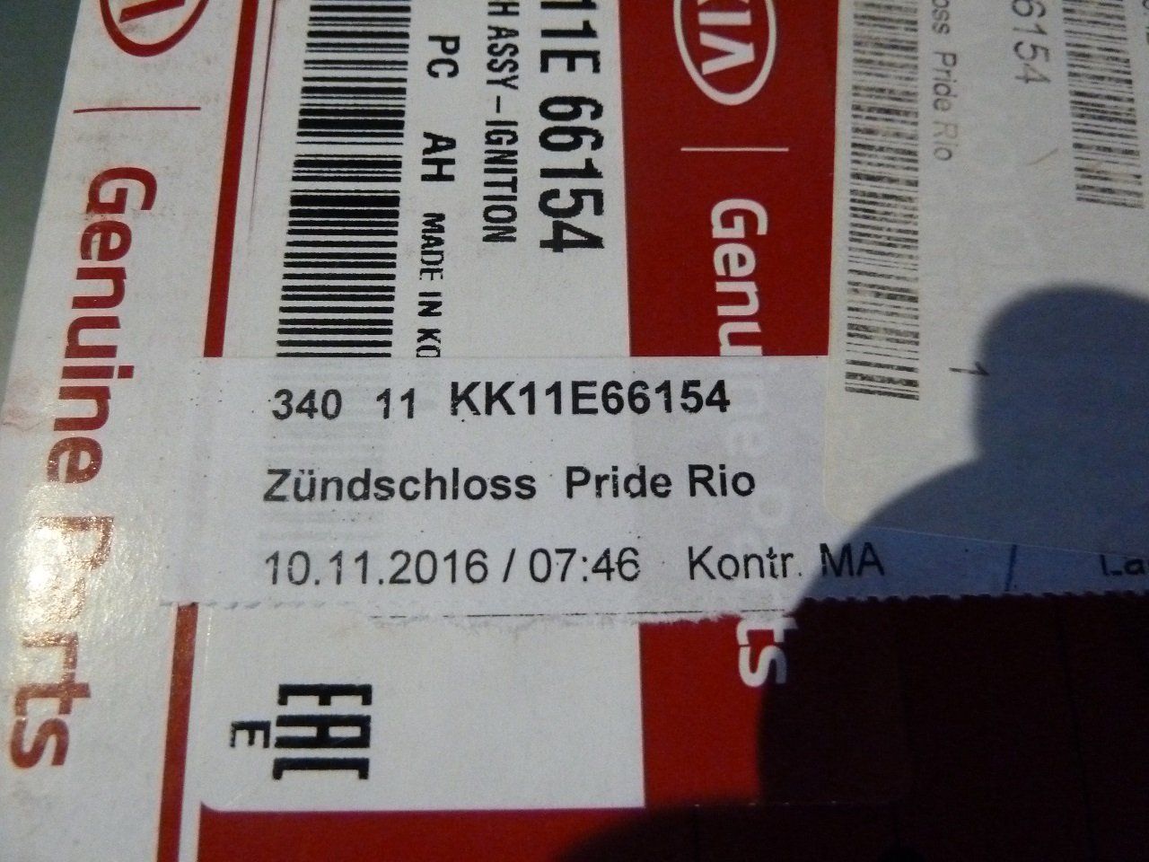Kia Alle Autoersatzteile: Kia Rio Zündschloss neu – Neu und originalverpackt aus Härkingen von Mada90 8