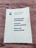 Verzeichnis der Postleizahlen