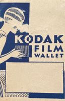 Original vintage Fototasche / Versandhülle Kodak Film Wallet