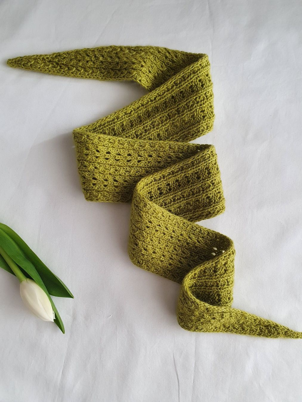Foulard & Sciarpe: Mini scarf, Strickschal, Handgestrickt, Unikat, Geschenk – Nuovo e nell'imballaggio originale da Neunkirch venduto da Sandramay 1