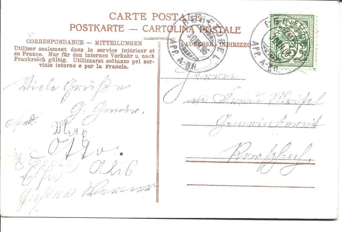 Cartoline postali: Litho  Gupf-Rehetobel – Usato da Appenzell venduto da mai25 1