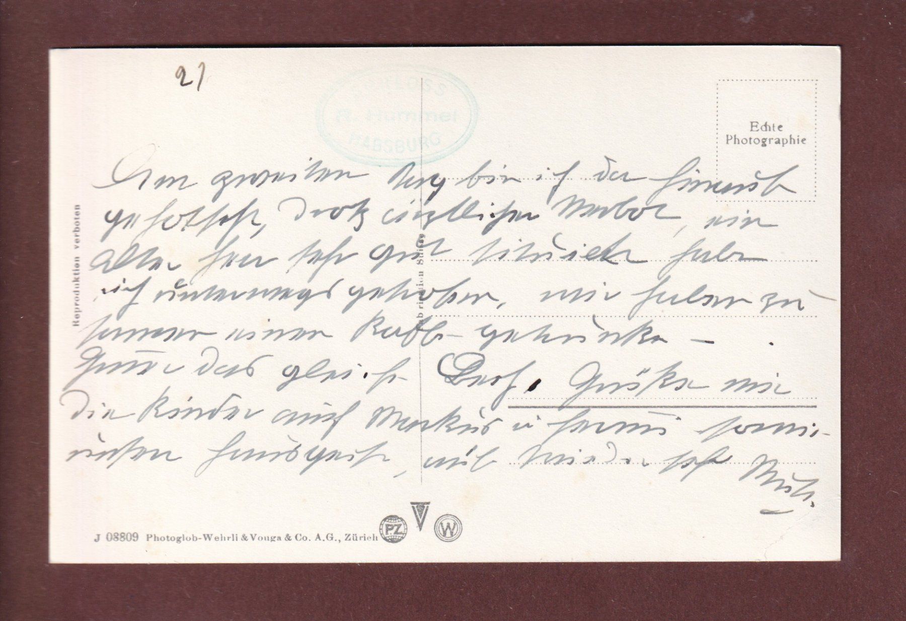 Cartoline postali: SCHLOSS HABSBURG // Eckbug // – Usato da Pully venduto da nicecards 1