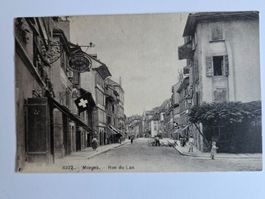 Carte postale ancienne Morges Rue du Lac occasion