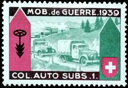 Soldatenmarke 2.WK, Verpflegungs Lastwagen Kol 1, Wi Vpf 4