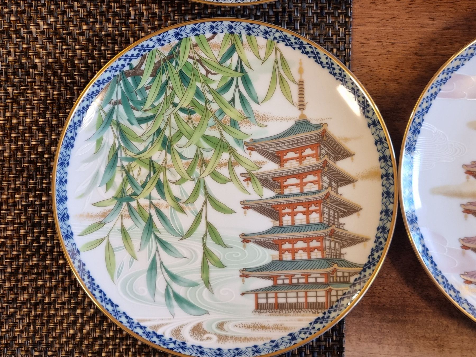 Noritake Piatti: Noritake Japan Four Seasons 1978 Wandteller Set – Usato da Scharnachtal venduto da devin03 8