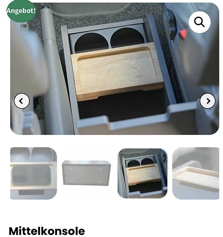 Altri accessori per camping: Camping Van: Mittelkonsole bringt Ordnung – Usato da Bolligen venduto da fel_cp8q 1