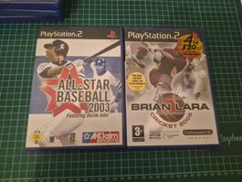 PS2 All-Star Baseball 2003 & Brian Lara Cricket 2005!