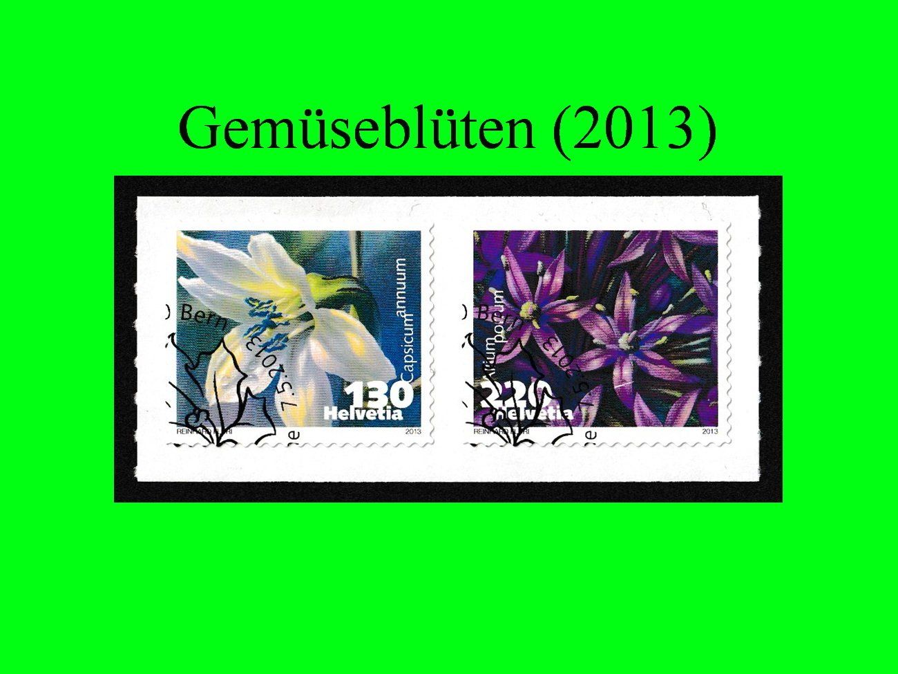 Tutti i francobolli: "Gemüseblüten" (2013) – Nuovo (secondo la descrizione) da Dübendorf venduto da chiara48