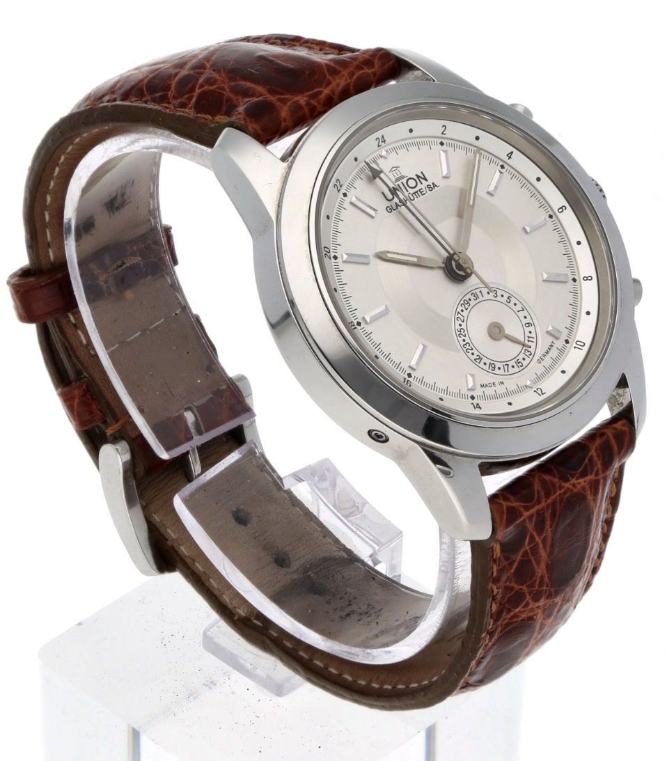 Glashütte Orologi: Union Glashütte GMT Automatic 39mm - Ab 1.- – Usato da Wil SG venduto da rappwatches 1