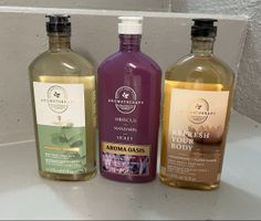Bath & Body Works Aromatherapy 3 NEW Shower gels