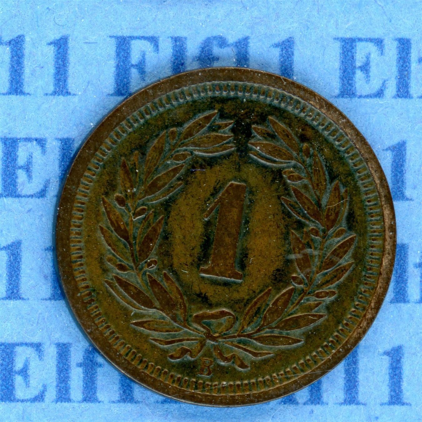Tutti le monete: CHF___0.01 1883 ss-vz 1 Rappen – Usato da Widnau venduto da Elf11 1