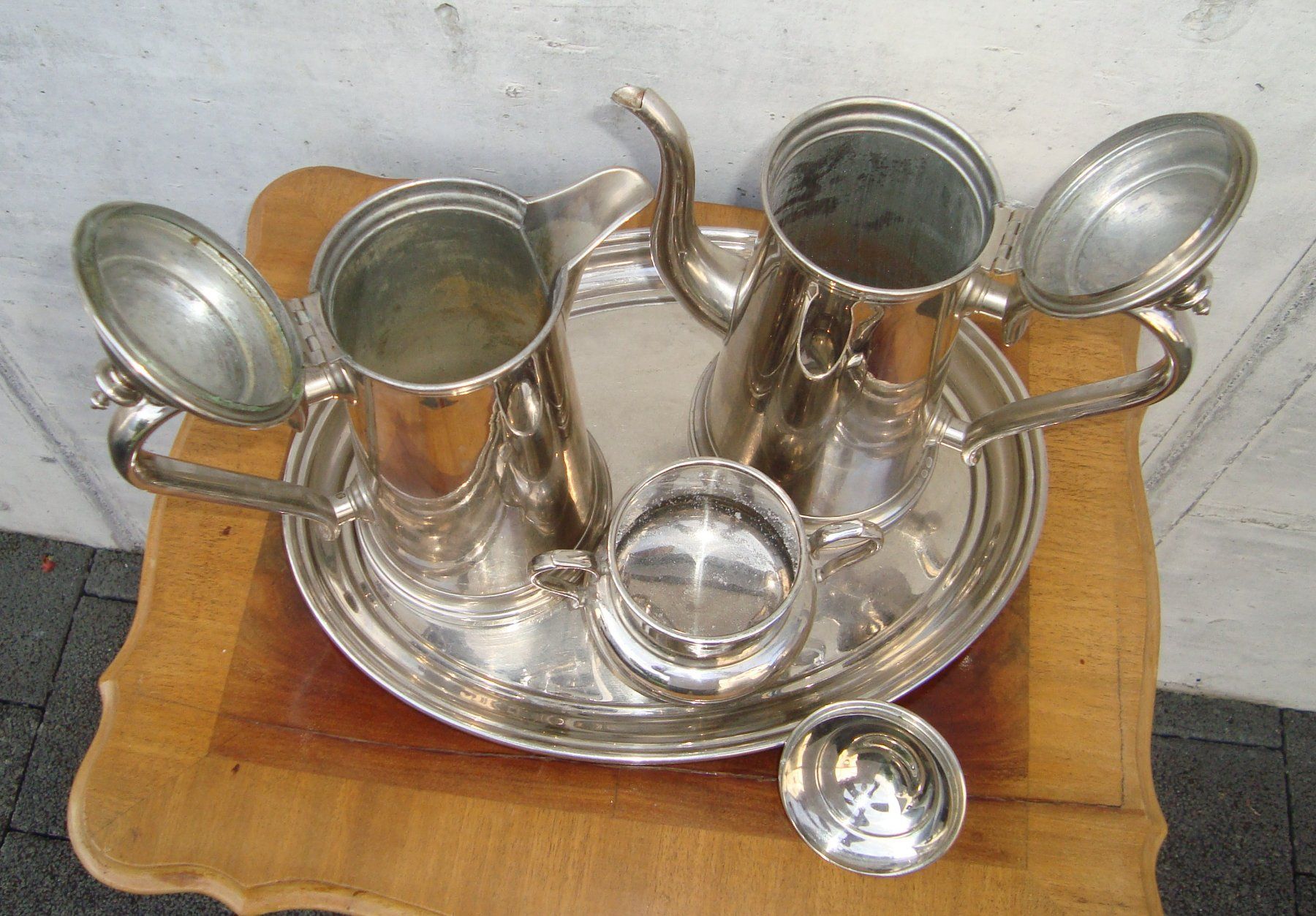 Teekannen: Kaffee Tee Set mit Tablar – Gebraucht aus Oberdorf NW von Lufao 1