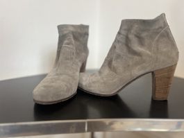 Stiefeletten Wildleder 40 grau