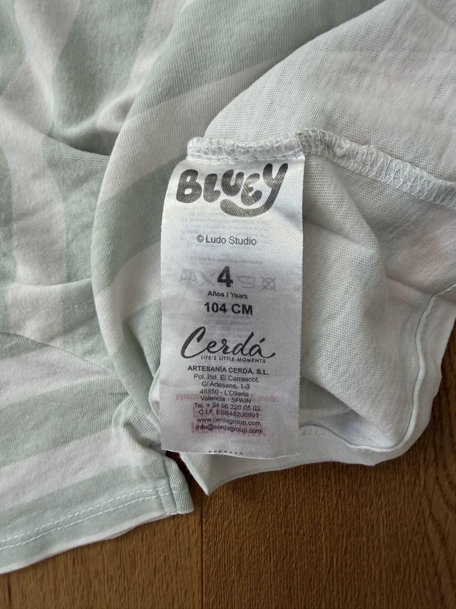 Pigiama & Simili: Cerdá Bluey - Kinder Pyjama, Gr. 104 – Usato da Interlaken venduto da fbnscl 2