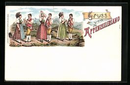 Litho Appenzellerland, Paare in Schweize