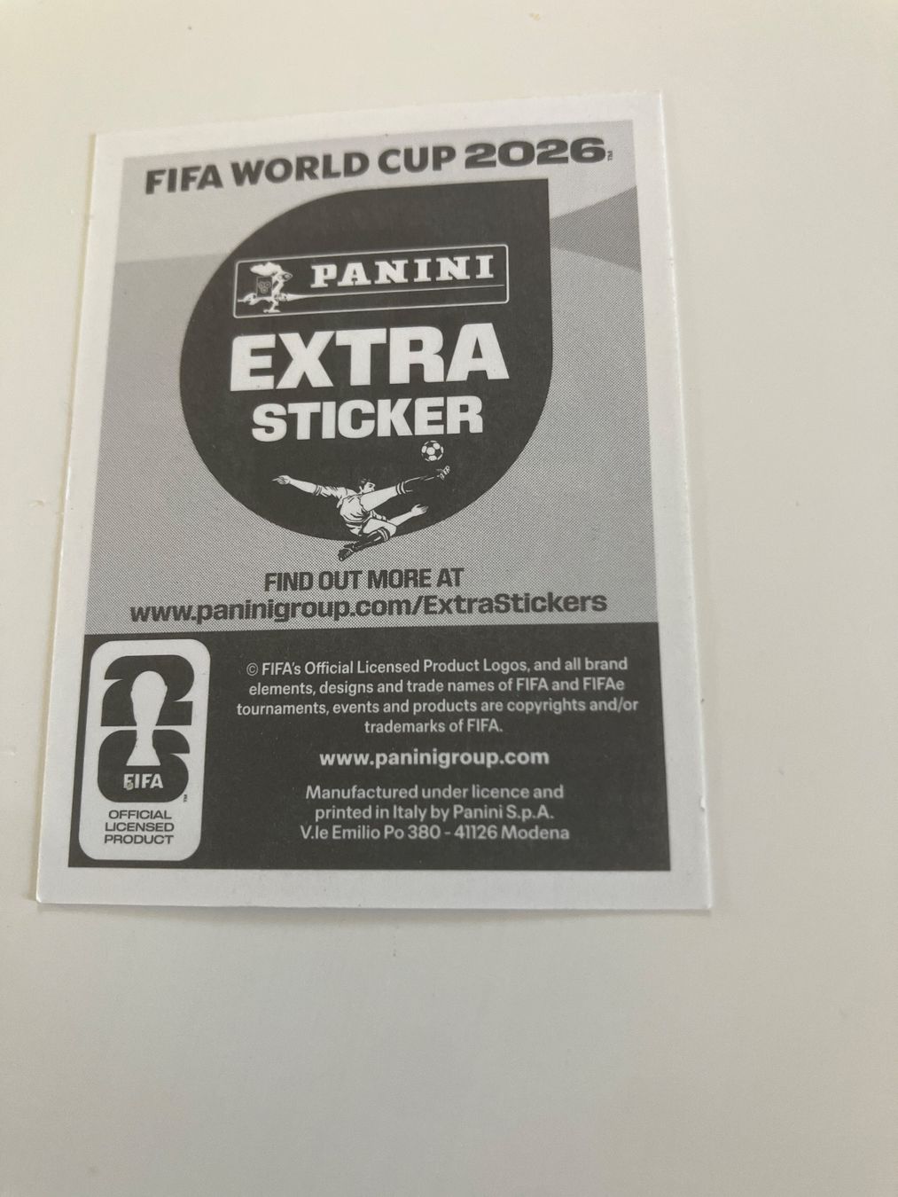 Panini Cartes à collectionner: Image panini 2026 Extra stickers – D'occasion à Le Sentier par rol_5zpw 1