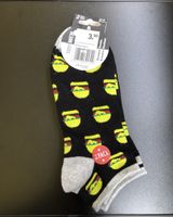 Sneaker Socken Hamburger Pizza Motiv 2 Paar Grösse 43-46