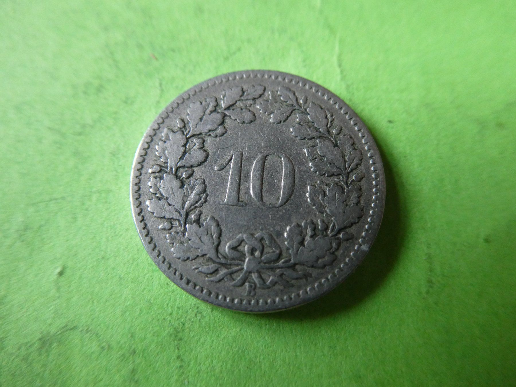 Tutti le monete: Schweiz 1899, 10 Rappen – Usato da Hinterforst venduto da Rohusri 1