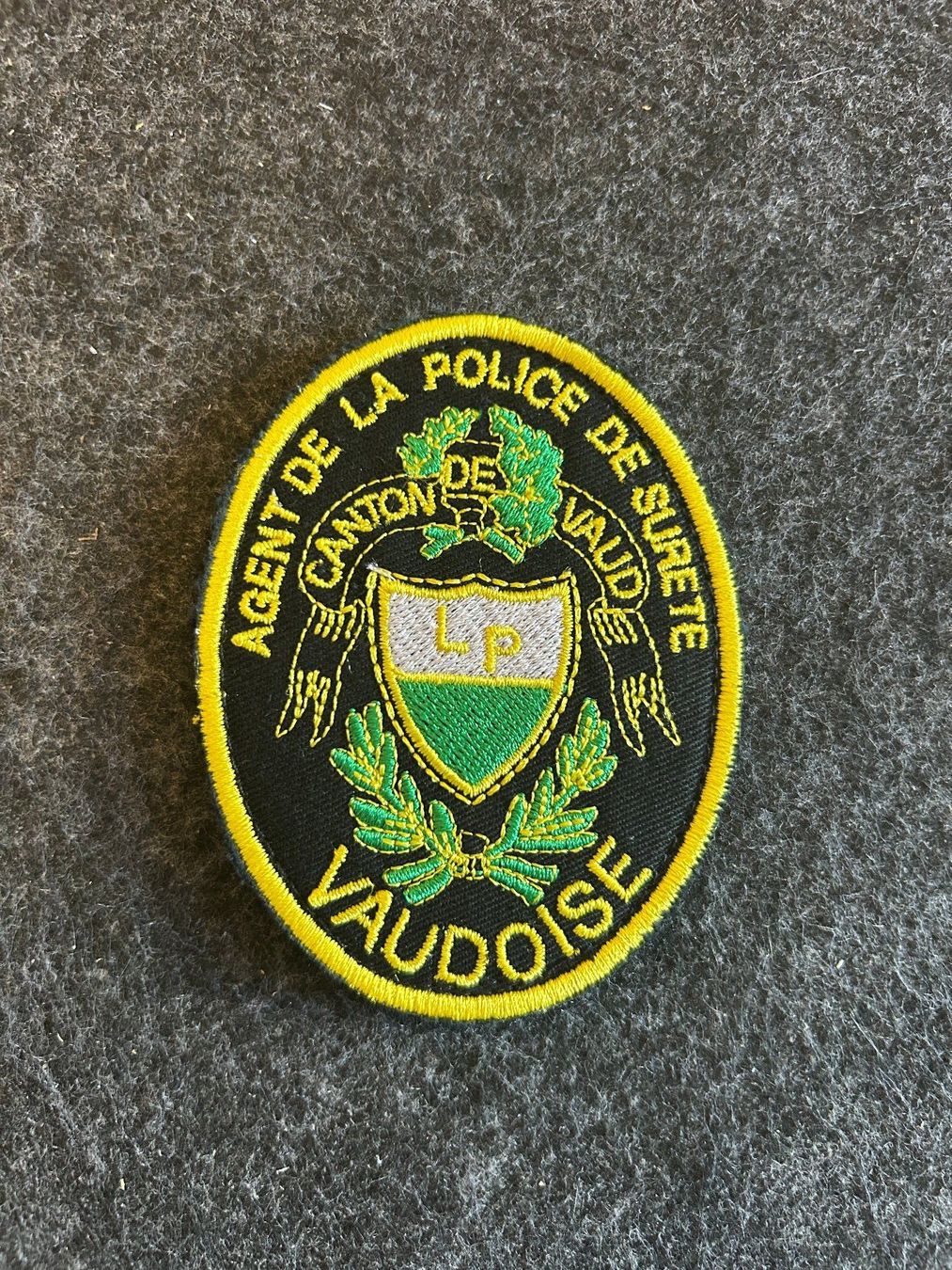 Plaquettes & Badges: Patch, Police Cantonal Vaudoise, Agent de Police de Surete, – D'occasion à Berikon par DGC-1995