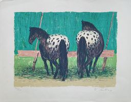 Walter SAUTTER (1911-1991) - Farblithographie