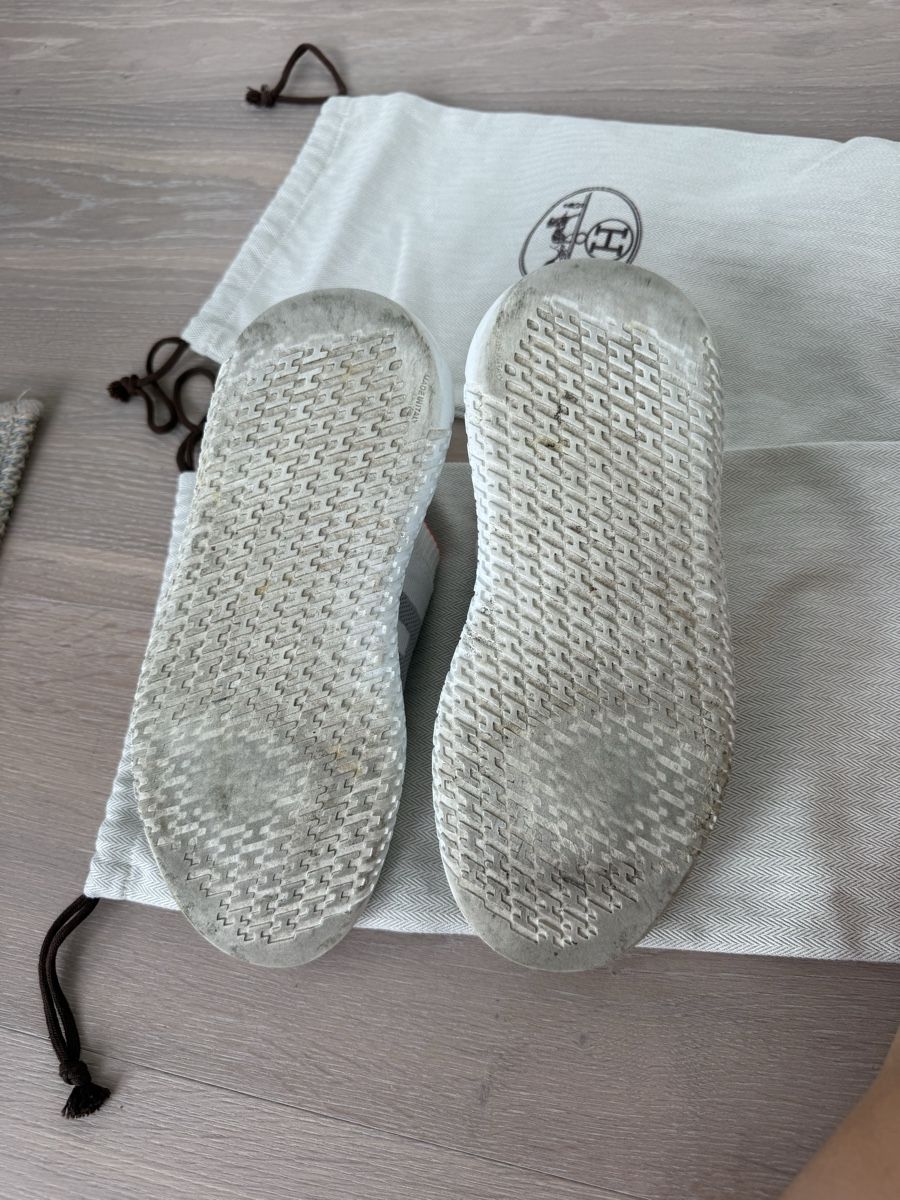 Hermès Scarpe da donna: Hermès Sneakers White Size 37.5 + Dustbag – Usato da Zug venduto da Beolingus22 5