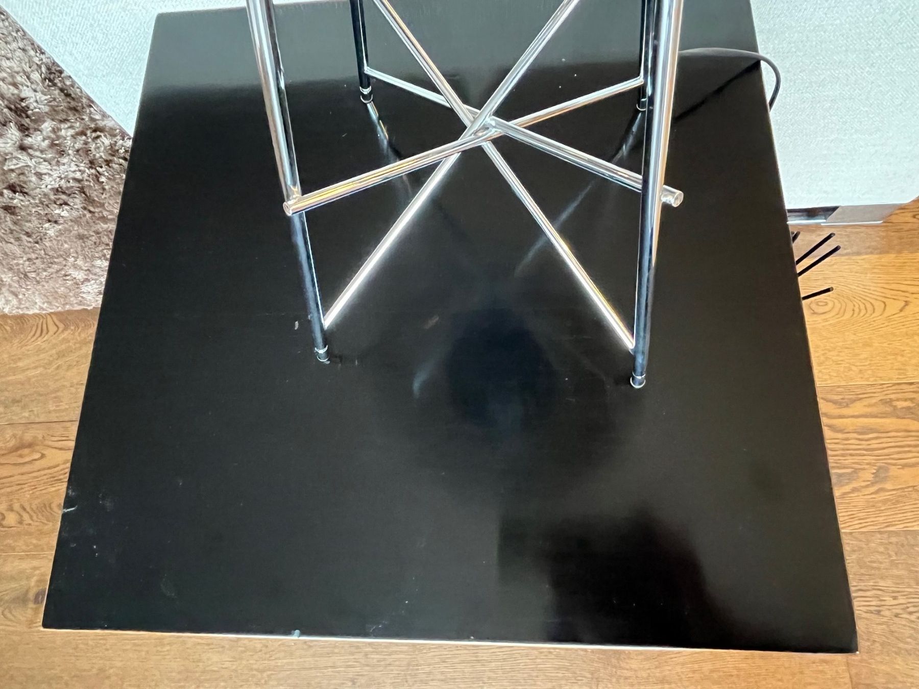 Comodini: 2 Side Tables in Teakholz, schwarz lackiert – Usato da Davos-Platz venduto da 1969Nicole 2
