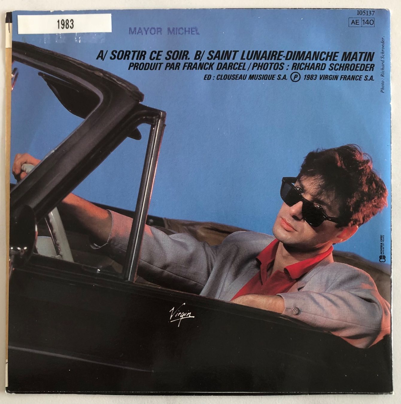 Vinyles: ETIENNE DAHO - SORTIR CE SOIR – D'occasion à Poliez-Pittet par Newtown-Records 1