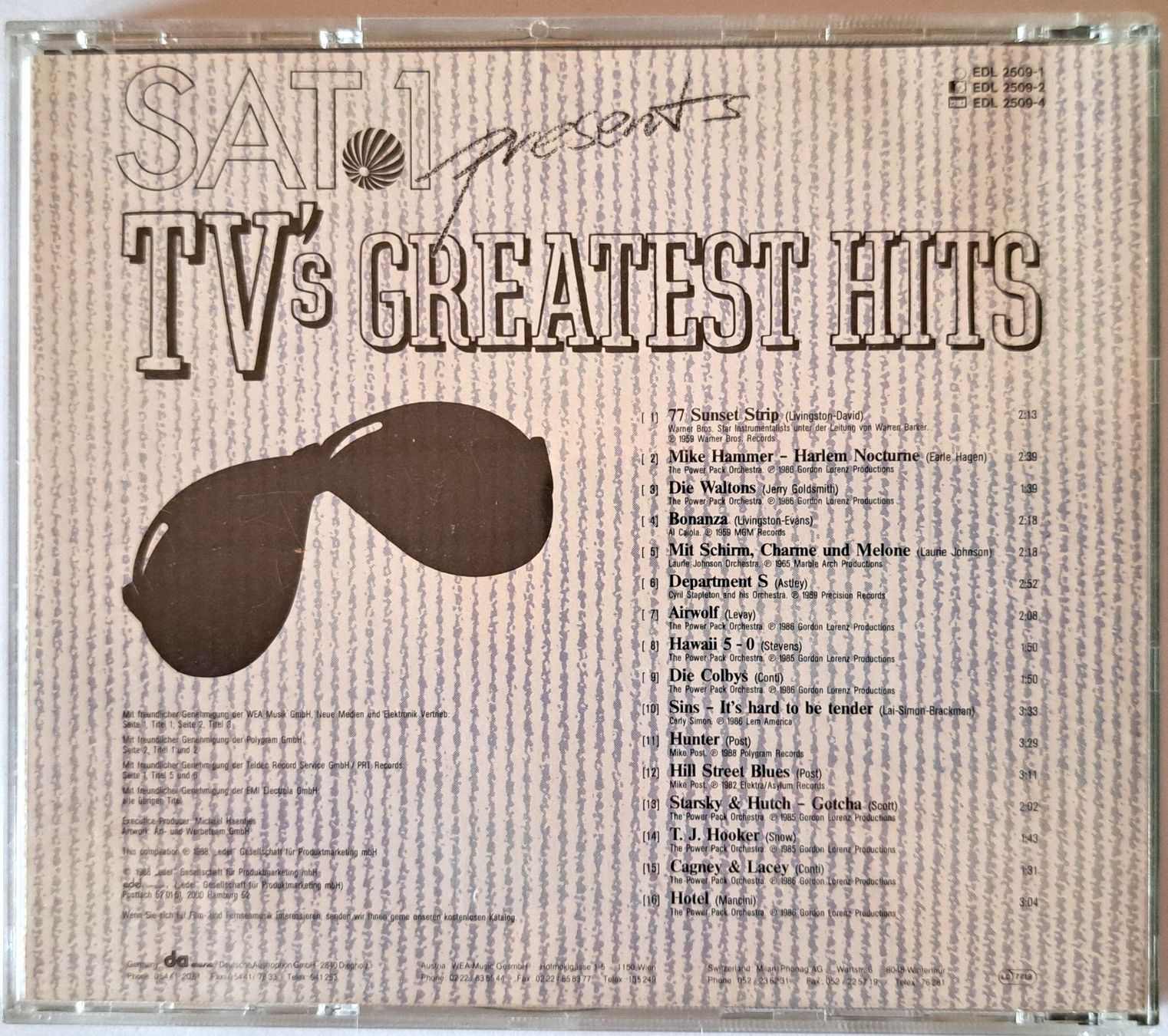 CD: Sat.1 Presents - TV`s Greatest Hits – Usato da Tenniken venduto da mik_6mxg 7