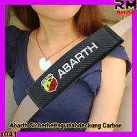 Abarth Sicherheitsgurtabdeckung Carbon