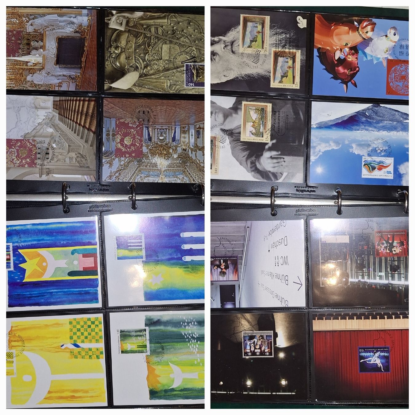 Alle Briefmarken: 159 Maximumkarten Liechtenstein 2010 - 2014  – Gebraucht aus Balgach von SIMEON27 7
