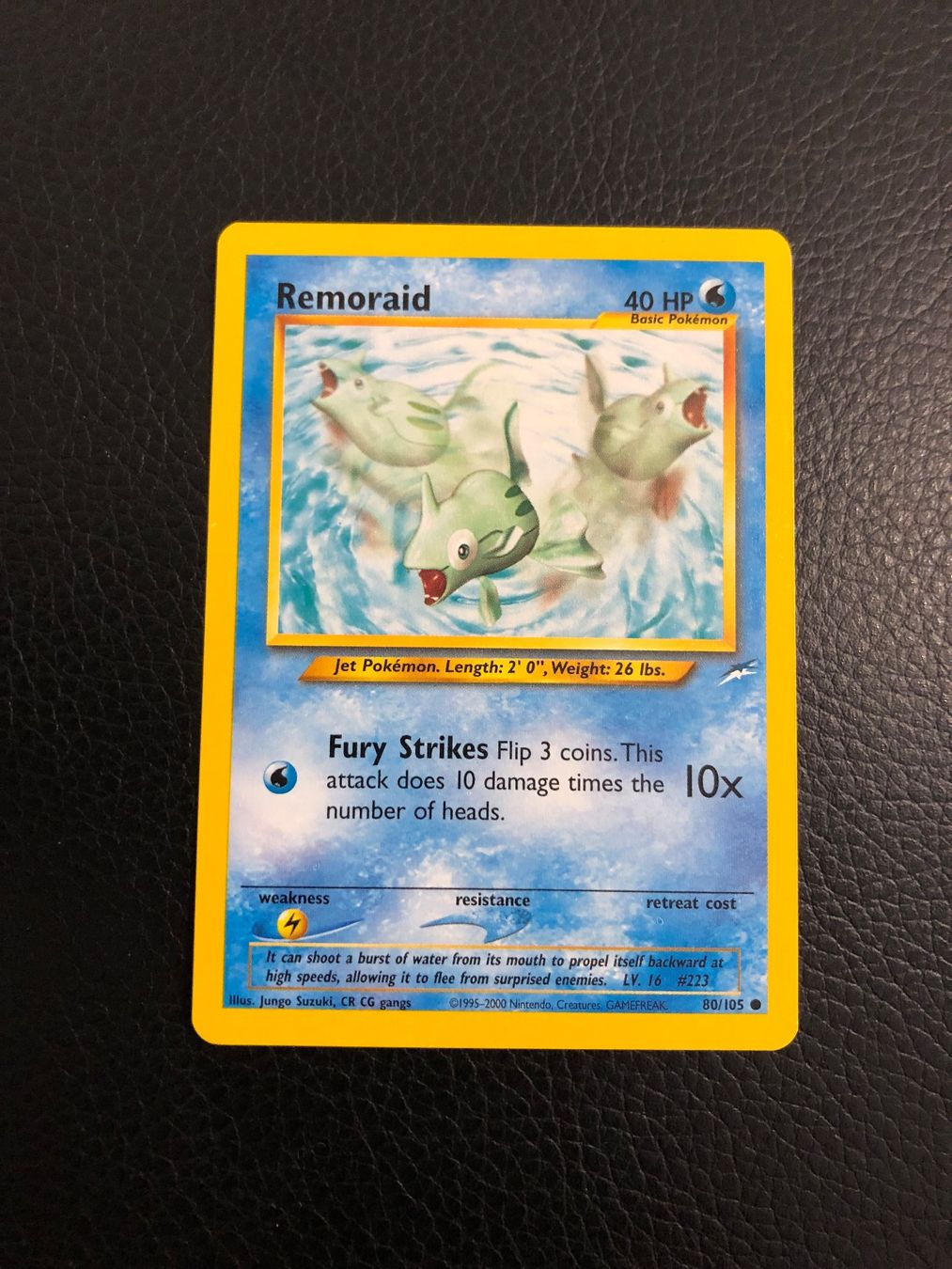 Pokémon Carte collezionabili: Neo Destiny Remoraid 80/105 Ab 1 – Usato da Paradiso venduto da Pkmn10