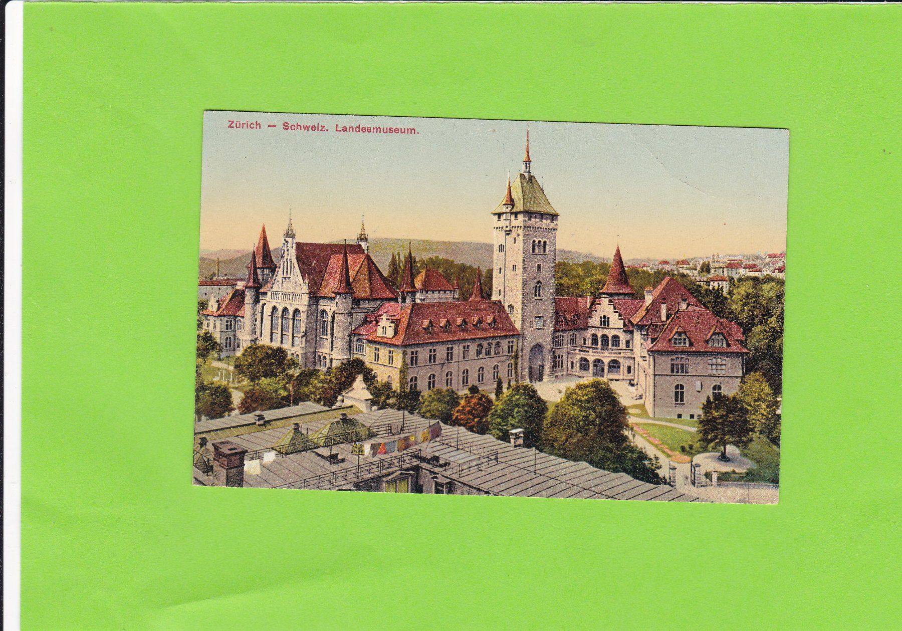 Cartoline postali: Zürich-Landesmuseum – Usato da St. Peterzell venduto da neckertal